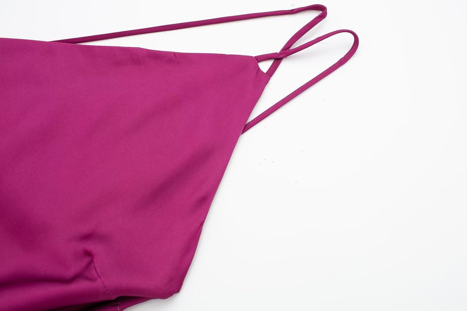 Women's Slant-shoulder Collar Tie-dye Strap Slim Dress - Image 6