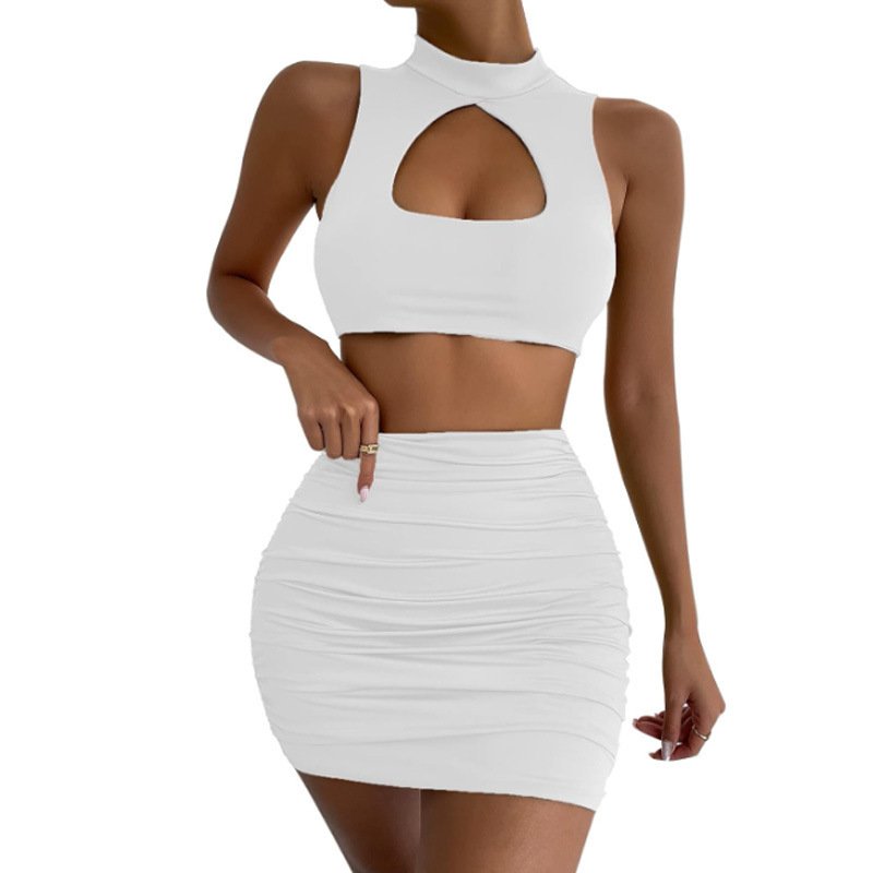 Women's Clothing Hollowed Fashion Navel Suit - Image 3